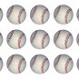 Baseball and Softball 4 x 6 digital collage sheet of 1 inch circles