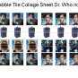 New Dr. Who scrabble tile size 4x6 digital collage sheet