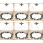 Vintage look printable place cards for weddings and parties digital file diy