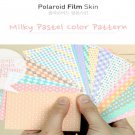 Fujifilm Instax Mini Polaroid 7s 8 25 50s 90 Film Skin Sticker Frame 20 pcs/pack Milky