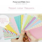 Fujifilm Instax Mini Polaroid 7s 8 25 50s 90 Film Skin Sticker Frame 20 pcs/pack Pastel