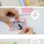 Fujifilm Instax Mini Polaroid 7s 8 25 50s 90 Film Skin Sticker Frame 20 pcs/pack Pastel