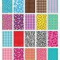 Fujifilm Instax Mini Polaroid 7s 8 25 50s 90 Film Skin Sticker Frame 20 pcs/pack Vivid