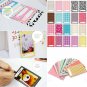 Fujifilm Instax Mini Polaroid 7s 8 25 50s 90 Film Skin Sticker Frame 20 pcs/pack Message