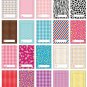 Fujifilm Instax Mini Polaroid 7s 8 25 50s 90 Film Skin Sticker Frame 20 pcs/pack Message