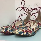 Jelly Beans Japanese Brand Flowery Pointed Ballerinas Flat