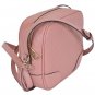 Gucci Women Light Pink Leather GG Guccissima Bree Camera Disco Crossbody Bag Brand New