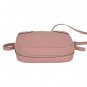 Gucci Women Light Pink Leather GG Guccissima Bree Camera Disco Crossbody Bag Brand New