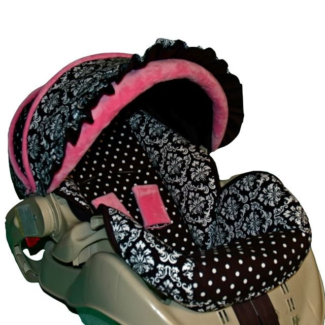 Custom Infant Car Seat Cover- Park Place-