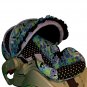 Custom Infant Car Seat Cover- Groovy-