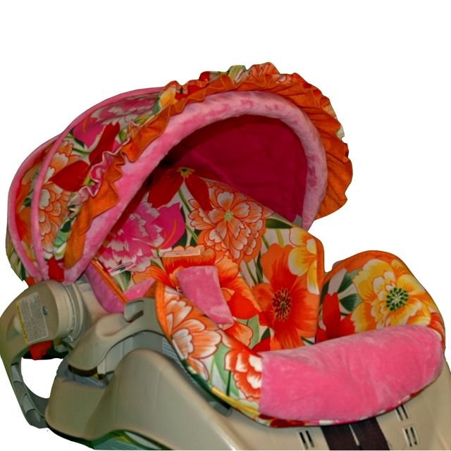 Custom Infant Car Seat Cover Botanica