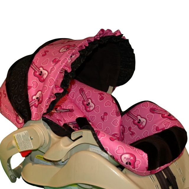 Custom Infant Car Seat Cover Rock & Roll