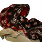 Custom Infant Car Seat Cover- Tatoo Me Leopard -