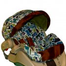 Graco Snugride Custom Replacement Infant Car Seat Cover- Zoo Brown-