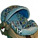 Graco Snugride Replacement Infant Car Seat Cover- Blue Zoo-
