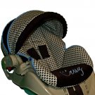 Custom Infant Car Seat Cover - Houndstooth - Includes Embroidery