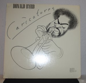 DONALD BYRD Caricatures Blue Note LP HIRSCHFELD Cover!