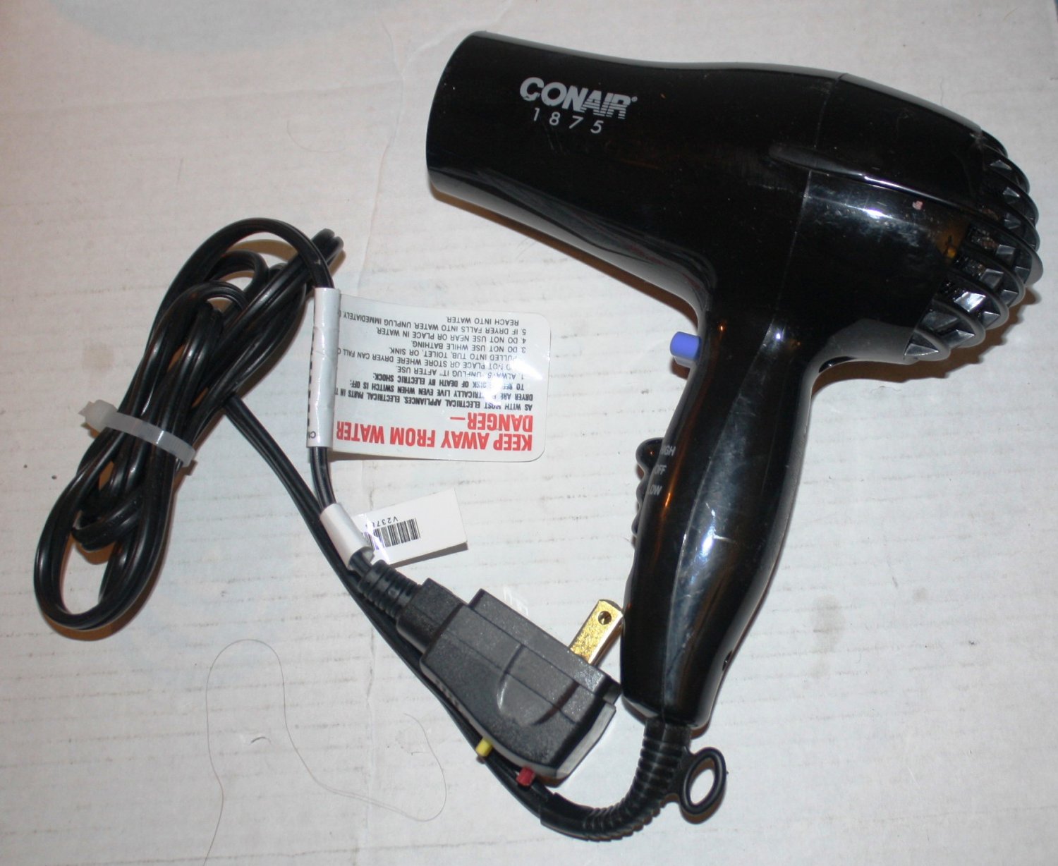 Conair - 247BW - Hairdryer, Handheld, Black, 1875 Watts