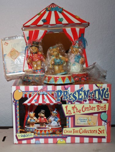 Vintage Cherished Teddies Presenting in the Center Ring Circus Tent 1995 104256