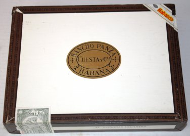 SANCHO PANZA CORONAS GIGANTES HABANA HAVANA CUBA EMPTY CIGAR BOX