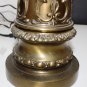 ANTIQUE BRASS VINTAGE HEAVY BRASS TABLE LIGHT LAMP