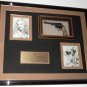 Rare Framed Clint Eastwood & Sondra Locke Autograph Photos /w Prop