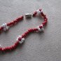 Red Daisy Chain Bracelet