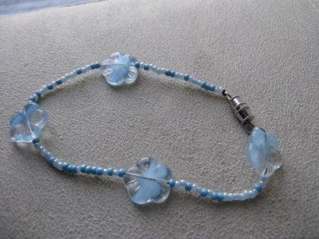 Blue Flower Bracelet