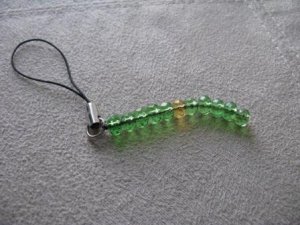 Green/Yellow Cell Phone Charm