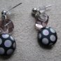 Funky Black/Lavender Earrings