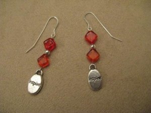Orange Inspire Earrings