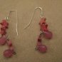 Pink Star & Teardrop Earrings