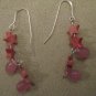 Pink Star & Teardrop Earrings