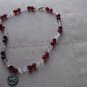Red and Clear Leo Necklace