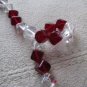 Red and Clear Leo Necklace