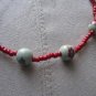 Red Asian Inspired Necklace