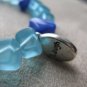 Live Laugh Love Blue Hues Bracelet