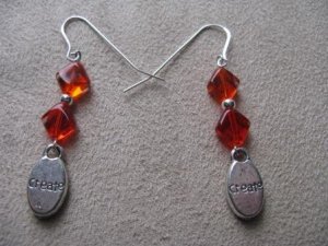 Orange Create Earrings