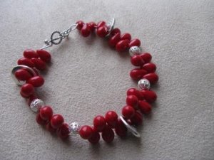 BE HERE NOW Red Recovery Bracelet