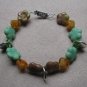BE HERE NOW Multi-Colored Flower Bead Bracelet