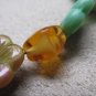 BE HERE NOW Multi-Colored Flower Bead Bracelet