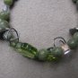 BE HERE NOW Real Jade & Green Bead Bracelet
