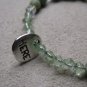 BE HERE NOW Real Jade & Green Bead Bracelet