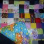 Stars and multi colored blanket