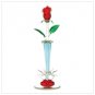 12533 Spun Glass Rosebud Vase