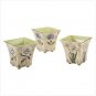 #35630 Flower Print Pot Set