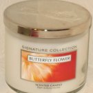 Bath & Body Works Slatkin & Co. Butterfly Flower Scented Filled Candle in Glass Jar 14.5 oz / 411 g