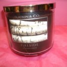 Bath & Body Works Slatkin & Co. Scented Candle Fireside 14.5 oz / 411 g