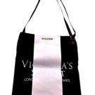 Victoria's Secret Canvas Cross Body Bag Black & Pink