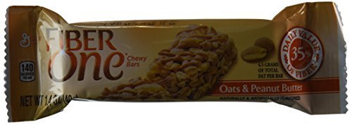 Fiber One Chewy Bars - Oats & Peanut Butter - 7 oz